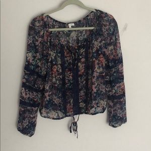 floral blouse